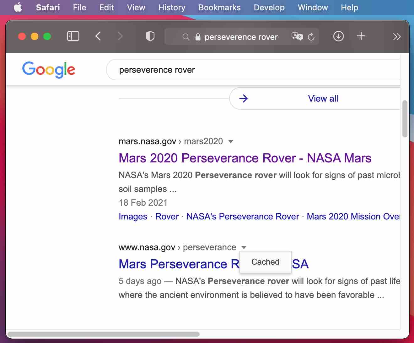 Recover files form Google Cache