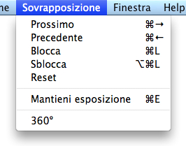 Overlap Menu