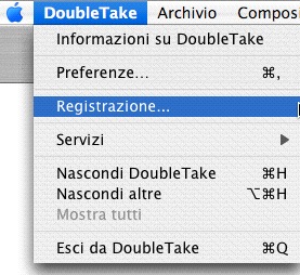 registration menu