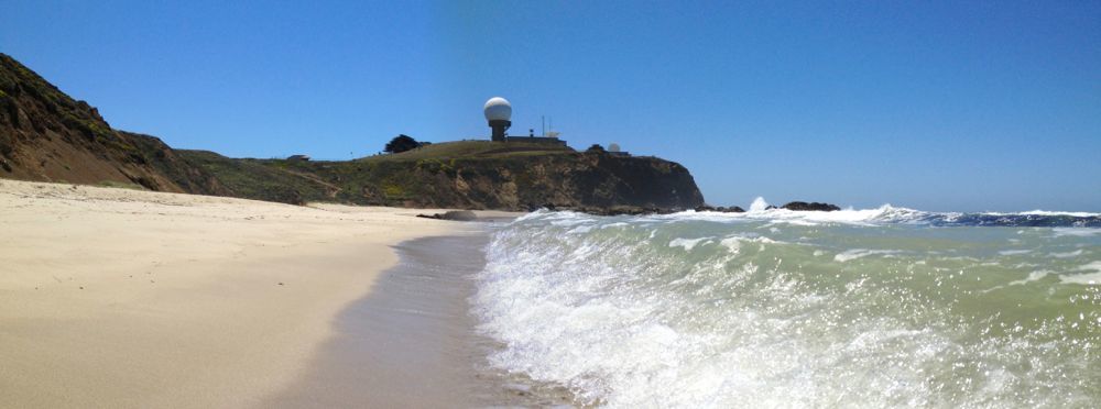 Beach near Mavericks surf spot