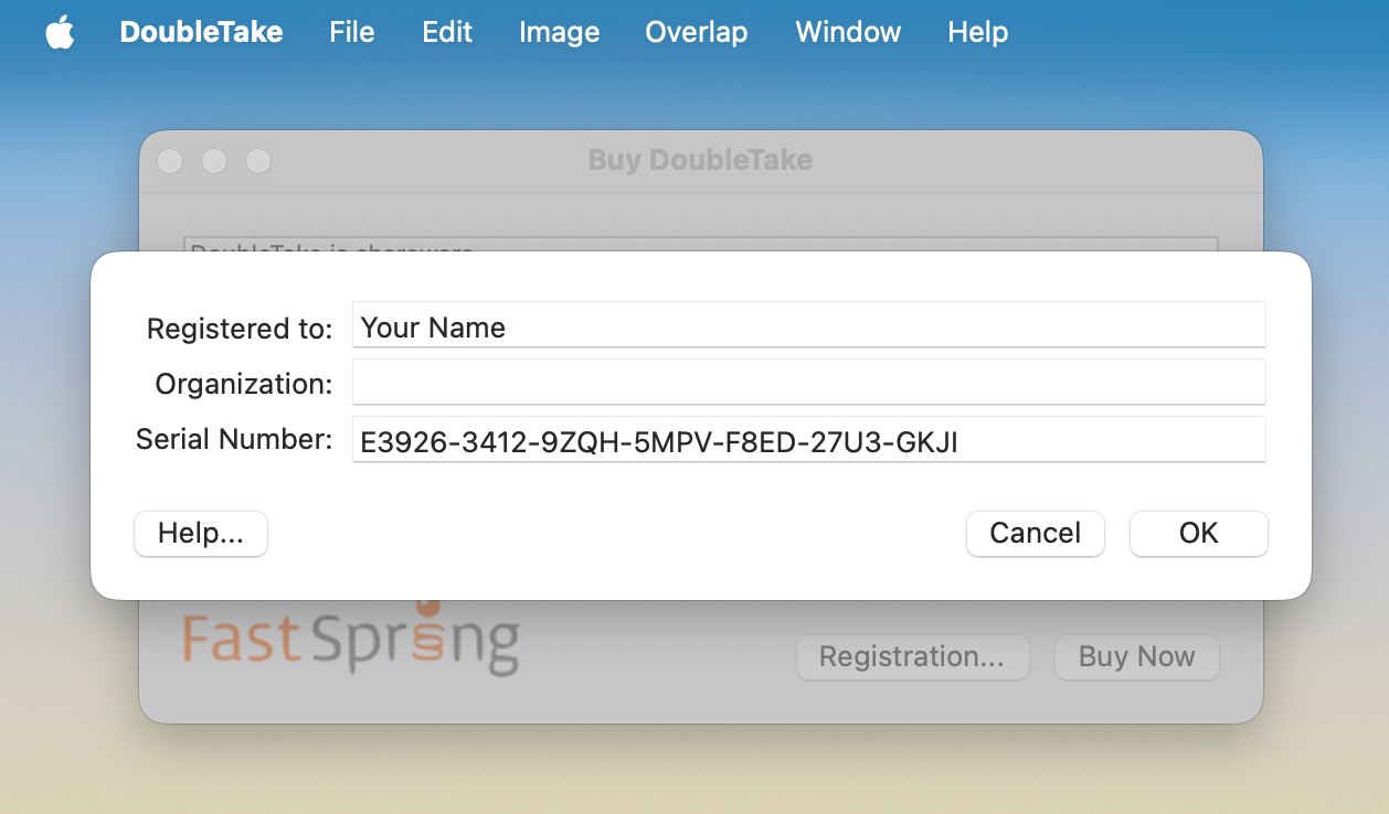 Registration Window